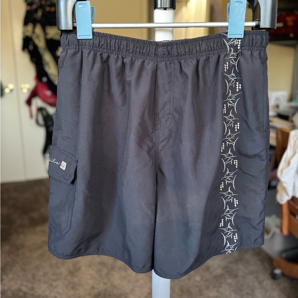Men’s Quiksilver Black Waterman Collection Boardshorts Size XL